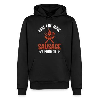 Sausage Lover - Männer Premium Bio Hoodie - Schwarz - Vorne - Nico (187cm)