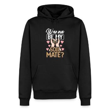 Cher scientifique agricole en science du sol, - Sweat à capuche Premium bio Homme - noir - Devant - Nico (187cm)
