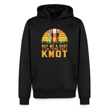 Bräutigam Bachelor Party Unkraut - Männer Premium Bio Hoodie - Schwarz - Vorne - Nico (187cm)