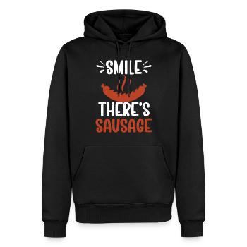 Sausage Lover - Männer Premium Bio Hoodie - Schwarz - Vorne - Nico (187cm)