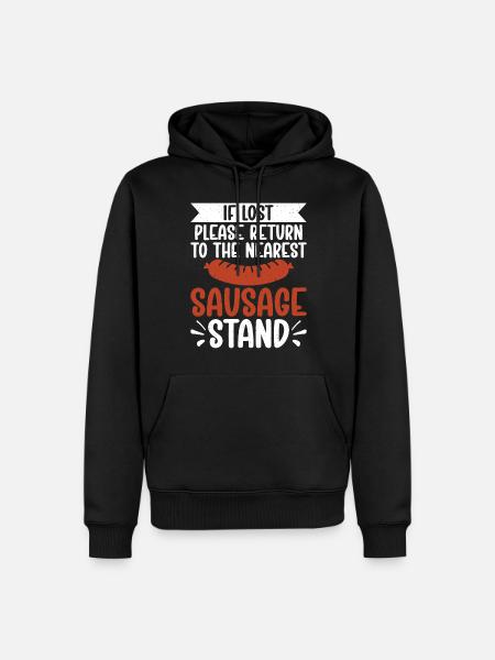 Sausage Lover - Men’s Premium Organic Hoodie - black