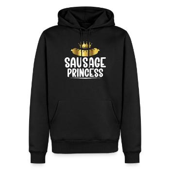 Sausage Lover - Männer Premium Bio Hoodie - Schwarz - Vorne - Nico (187cm)