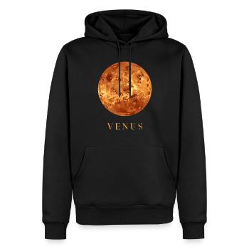 Venus Planet Astrophysik Kosmologie Weltraum - Männer Premium Bio Hoodie - Schwarz - Vorne - Nico (187cm)