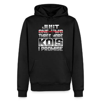 Juste un Koi de plus, je promets Koi Koi Carp Kois - Sweat à capuche Premium bio Homme - noir - Devant - Nico (187cm)