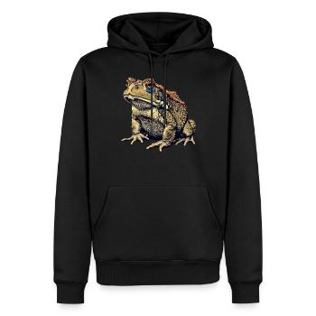 Toad Toads Toad - Men’s Premium Organic Hoodie - black - Front - Nico (187cm)