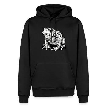 Toad Toads Toad - Men’s Premium Organic Hoodie - black - Front - Nico (187cm)