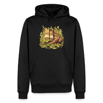 Toad Toads Toad - Men’s Premium Organic Hoodie - black - Front - Nico (187cm)