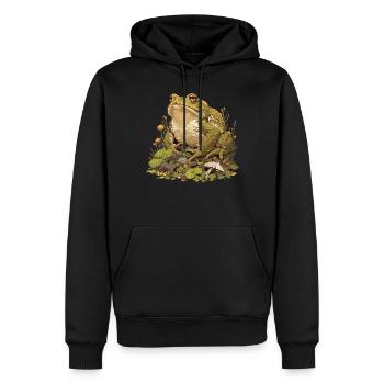 Toad Toads Toad - Men’s Premium Organic Hoodie - black - Front - Nico (187cm)