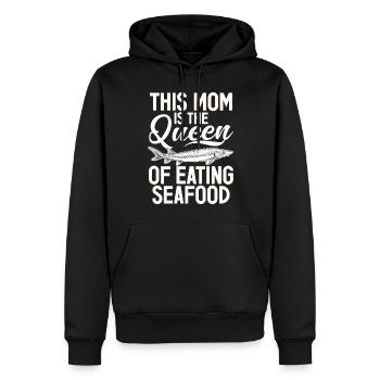 Seafood Lover Gift - Männer Premium Bio Hoodie - Schwarz - Vorne - Nico (187cm)