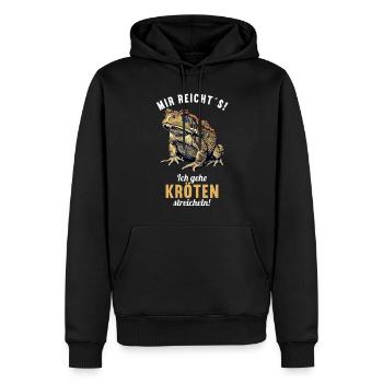 Toad Toads Toad - Men’s Premium Organic Hoodie - black - Front - Nico (187cm)