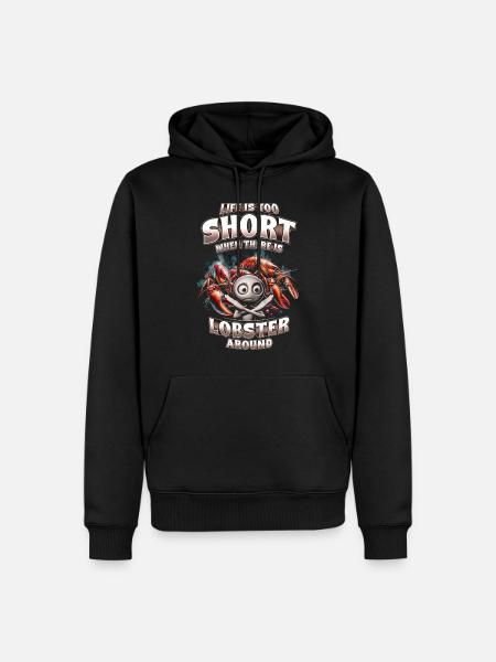 Lobster allergy - Men’s Premium Organic Hoodie - black
