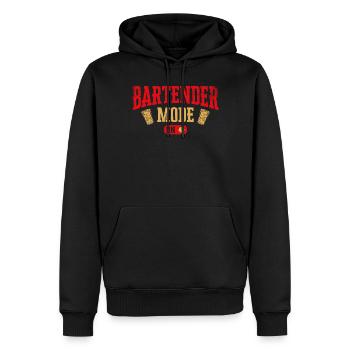 Bartender Mixologist Bartender - Männer Premium Bio Hoodie - Schwarz - Vorne - Nico (187cm)