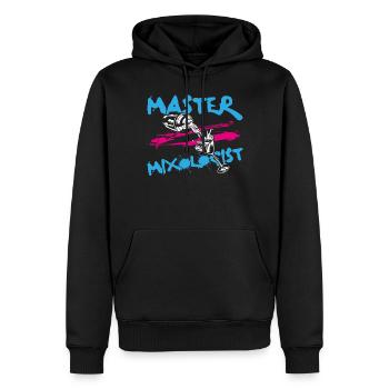 Bartender Mixologist Master - Männer Premium Bio Hoodie - Schwarz - Vorne - Nico (187cm)