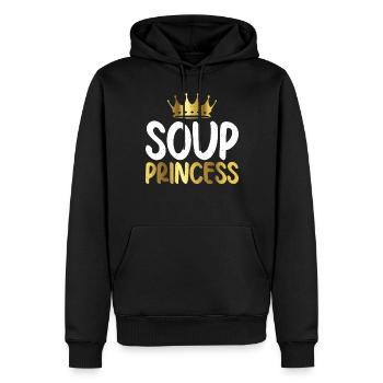 Soup Lovers Gifts - Männer Premium Bio Hoodie - Schwarz - Vorne - Nico (187cm)