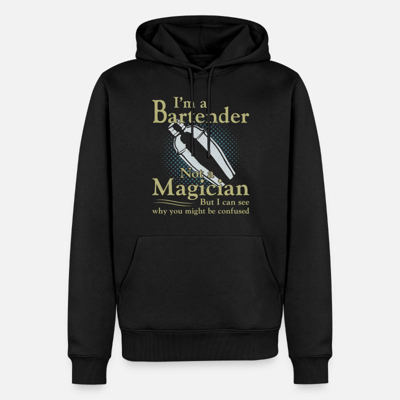 Bartender Mixologist I'm A - Männer Premium Bio Hoodie - Schwarz