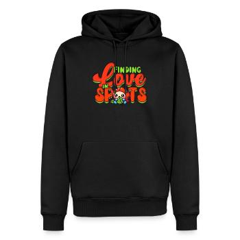 Coccinelle, Entomologie, Trouver l’amour par endroits - Sweat à capuche Premium bio Homme - noir - Devant - Nico (187cm)