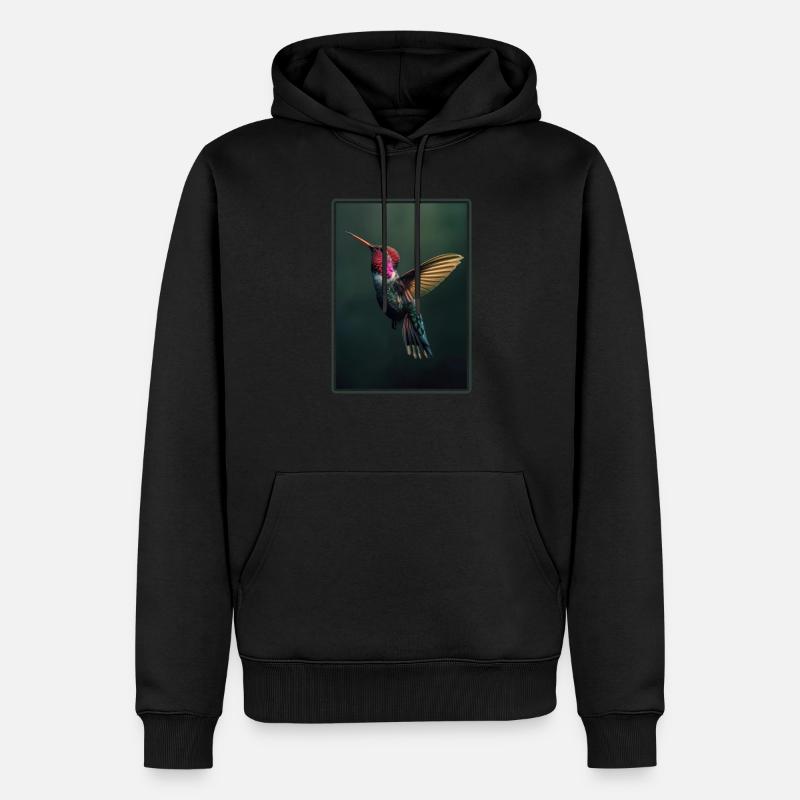Colibri Kolibris Kolibri - Sweat à capuche Premium bio Homme - noir
