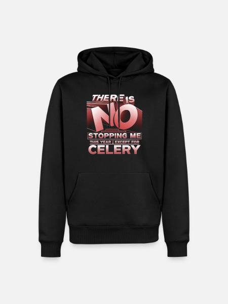 Celery allergy - Men’s Premium Organic Hoodie - black