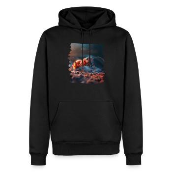 Ant Ameisen Ameise - Männer Premium Bio Hoodie - Schwarz - Vorne - Nico (187cm)