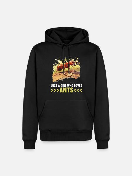 Ant ants ant - Men’s Premium Organic Hoodie - black