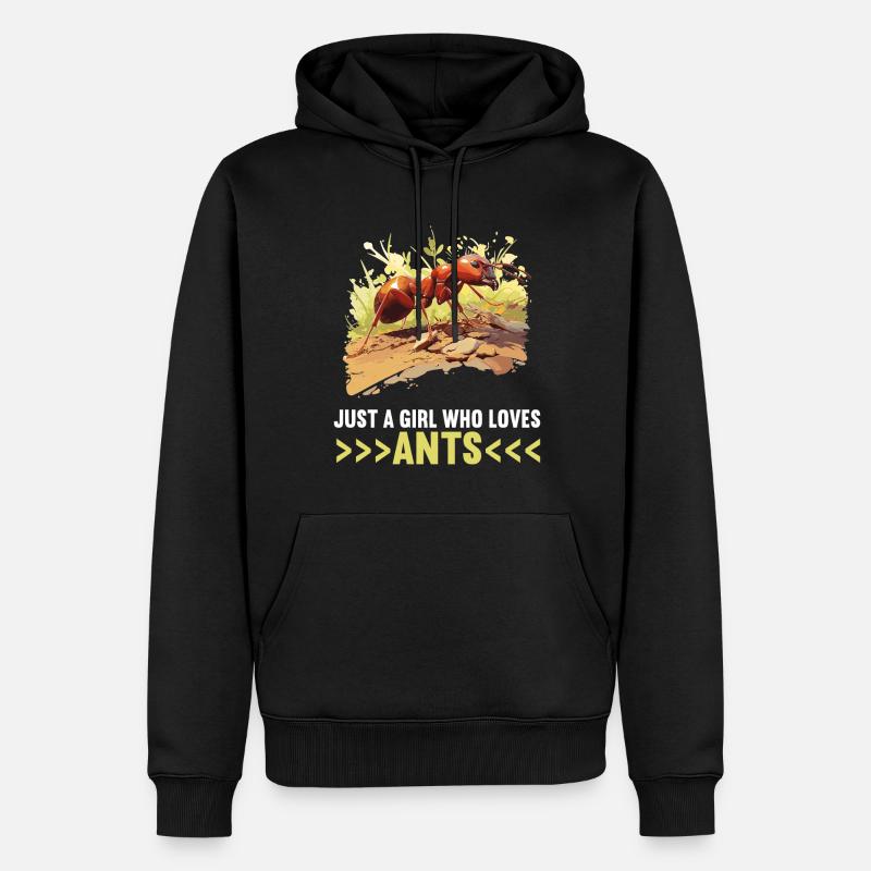 Fourmis fourmis - Sweat à capuche Premium bio Homme - noir