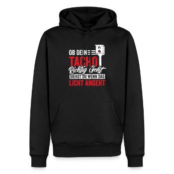 Auto Tuning Car Motorsport - Männer Premium Bio Hoodie - Schwarz - Vorne - Nico (187cm)