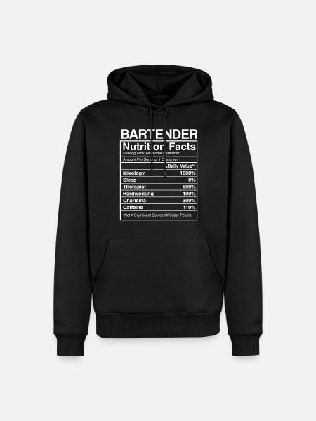 Bartender Mixologist Bartender - Men’s Premium Organic Hoodie - black