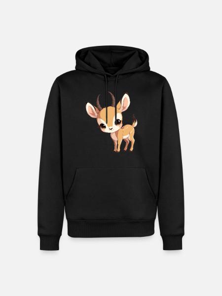 Antelope Antilopen Antilope - Men’s Premium Organic Hoodie - black