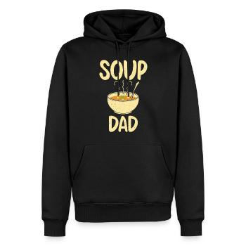 Soup Lovers Gifts - Männer Premium Bio Hoodie - Schwarz - Vorne - Nico (187cm)