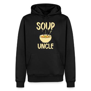 Soup Lovers Gifts - Männer Premium Bio Hoodie - Schwarz - Vorne - Nico (187cm)