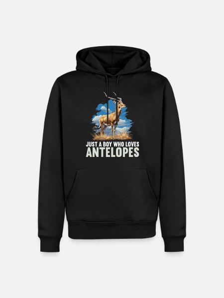 Antelope Antilopen Antilope - Men’s Premium Organic Hoodie - black