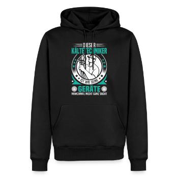 Outil de réfrigération Climatisation pour - Sweat à capuche Premium bio Homme - noir - Devant - Nico (187cm)