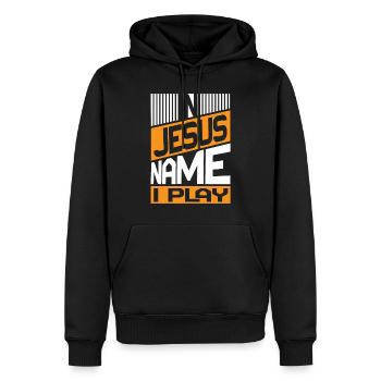 Klavier Christliche Musik Jesus Pianist Gott - Männer Premium Bio Hoodie - Schwarz - Vorne - Nico (187cm)