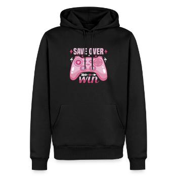 Casque de jeu PC Clavier de jeu Jeu vidéo - Sweat à capuche Premium bio Homme - noir - Devant - Nico (187cm)
