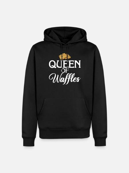 Waffle Lover Gifts - Men’s Premium Organic Hoodie - black