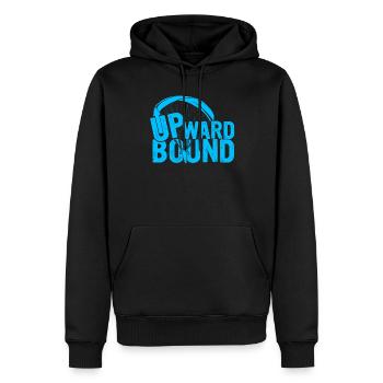 Paragliding Paraglider Gleiter Upward Bound - Männer Premium Bio Hoodie - Schwarz - Vorne - Nico (187cm)