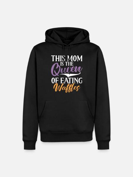 Waffle Lover Gifts - Men’s Premium Organic Hoodie - black