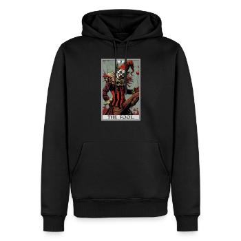 Tarot Cards Tarot Card The Fool The Fool - Men’s Premium Organic Hoodie - black - Front - Nico (187cm)