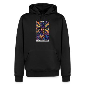 Tarotkarte The Magician Der Magier - Männer Premium Bio Hoodie - Schwarz - Vorne - Nico (187cm)