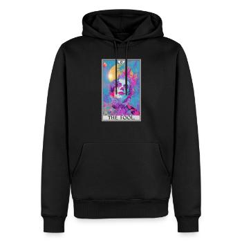 Tarot Cards Tarot Card The Fool The Fool - Men’s Premium Organic Hoodie - black - Front - Nico (187cm)