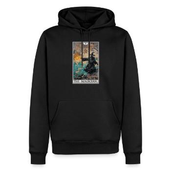 Tarotkarte The Magician Der Magier - Männer Premium Bio Hoodie - Schwarz - Vorne - Nico (187cm)