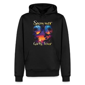 Summer Girls Tour - Männer Premium Bio Hoodie - Schwarz - Vorne - Nico (187cm)