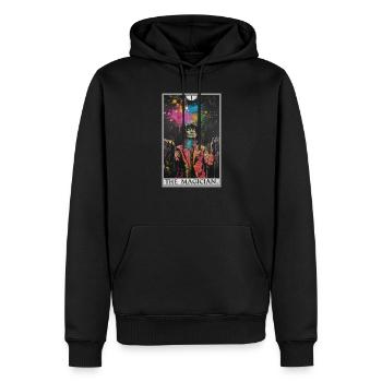 Tarotkarte The Magician Der Magier - Männer Premium Bio Hoodie - Schwarz - Vorne - Nico (187cm)