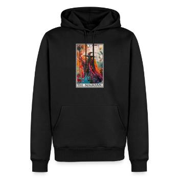 Tarotkarte The Magician Der Magier - Männer Premium Bio Hoodie - Schwarz - Vorne - Nico (187cm)