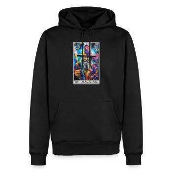 Tarotkarte The Magician Der Magier - Männer Premium Bio Hoodie - Schwarz - Vorne - Nico (187cm)