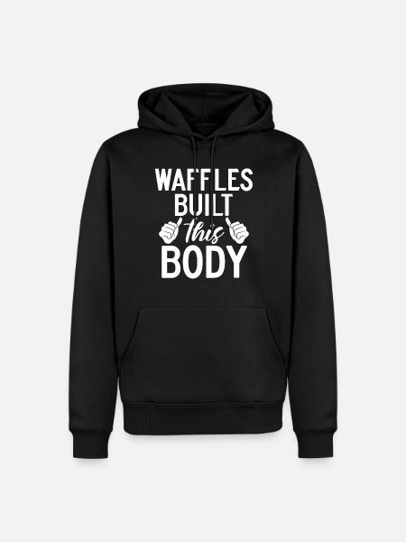 Waffle Lover Gifts - Men’s Premium Organic Hoodie - black