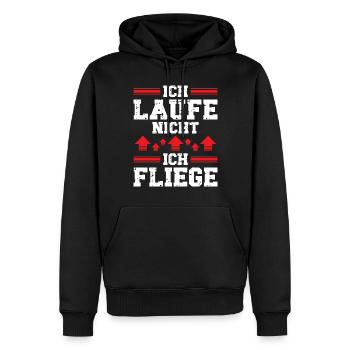 Gaming PC Zocken Videogamer Headset Controller - Männer Premium Bio Hoodie - Schwarz - Vorne - Nico (187cm)