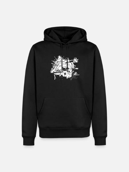 Sewing Lover Sewing Machine - Männer Premium Bio Hoodie - Schwarz