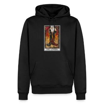 Tarotkarten Tarotkarte The Lovers Die Liebenden - Männer Premium Bio Hoodie - Schwarz - Vorne - Nico (187cm)