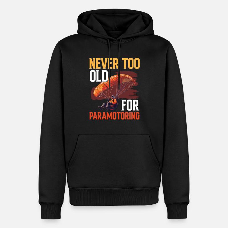 Paramoteur paramoteur - Sweat à capuche Premium bio Homme - noir